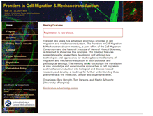 Tablet Screenshot of meeting2011.cellmigration.org