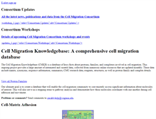 Tablet Screenshot of cmckb.cellmigration.org